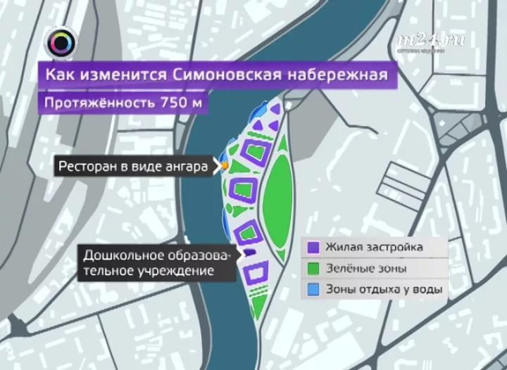 Проект симоновской набережной реконструкция